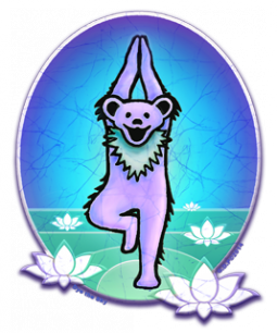 Yoga Bear Sticker